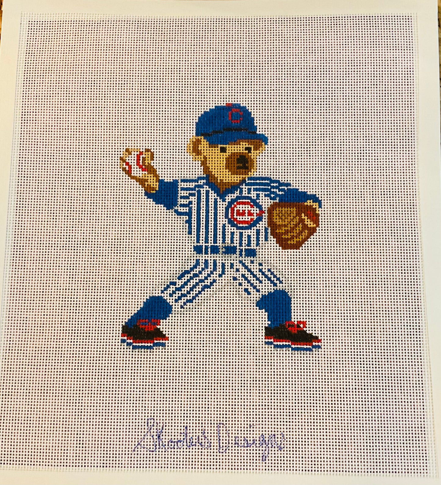 Cubs Baseball Bear