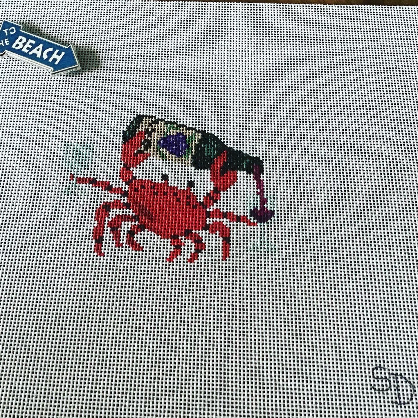 Crab pouring wine - preorder