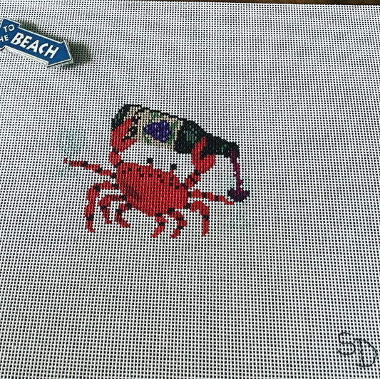 Crab pouring wine - preorder