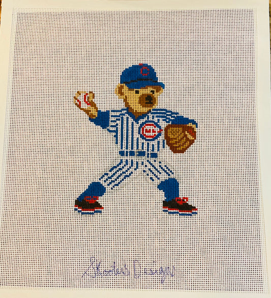 Cubs Baseball Bear