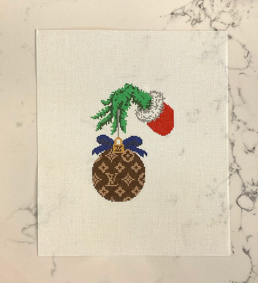 LV ornament with green hand